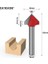 6X16X90 6mm Shank 3D V Şeklinde Bilgisayar Oyma Bıçağı Cnc Katı Karbür Parmak Freze Kesici Ağaç Işleme Mdf Yönlendirici Bit 60/90/120/150 Derece (Yurt Dışından) 1