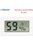 Hiçbir Tel Beyaz Mini Dijital LCD Kapalı Uygun Sıcaklık Sensörü Nem Ölçer Termometre Higrometre Ölçer 50 ~ 110 Derece (Yurt Dışından) 1