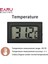 Tel Beyaz Mini Dijital LCD Oto Araba Pet Kapalı Uygun Sıcaklık Sensörü Nem Ölçer Termometre Higrometre Ölçer Termostat (Yurt Dışından) 4