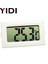 Kare Beyaz Mini Dijital LCD Termometre Higrometre Ölçer Dondurucu Test Cihazı Sıcaklık Sensörü Nem Ölçer Dedektörü Monitör Kapalı Pet Araba (Yurt Dışından) 1