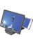Siyah 1.5x Cep Telefonu Ekran Büyüteç 3D Ultra Net Anti- Mavi Işık Lens Katlanabilir Büyüteç Cep Telefonu Tutucu (Yurt Dışından) 1
