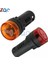 Ac 220V Kırmızı AD16-22SM Flaş LED Alarm Buzzer Gösterge Işığı Sinyal Lambası Flaş Dc 12V 24V Ac 110V 220V LED Işık Alarm Göstergesi Buzzer (Yurt Dışından) 1