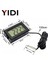 Kare Siyah Mini LCD Dijital Termometre Higrometre Ölçer Test Cihazı Probu Kuluçka Akvaryum Sıcaklık Nem Ölçer Sensör Dedektörü (Yurt Dışından) 4