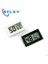 Termometre Mini Siyah Beyaz Dijital LCD Kapalı Uygun Sıcaklık Sensörü Nem Ölçer Termometre Higrometre Ölçer (Yurt Dışından) 2