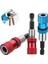 Mavi Hex Shank Vida Derinliği Manyetik Tornavida Bit Tutucu 1/4 Inç Hex Sürücü ile Ph2 Bit Uzatma Çubuğu Elektrikli Scewdriver Bit (Yurt Dışından) 2