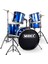 CD900X-BL 22'' yetişkin akustik Bateri Davul Seti 22B-13T-12T-16F-14S (5 Parça) 1