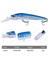 48-90-95G Balıkçılık Yemi Derin Dalış Minnow Isca Yapay Yem Wobblers Takım Pesca Sazan Turna Walleye Al Deniz Balıkçılığı Yemi (Yurt Dışından) 3