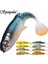 Spinpoler The Predator Yumuşak Yem Olta Yemi 6,5 cm 8,5 cm 10,5 cm 12 cm Köprü Kürek Kuyruk Açık Ağız Jig Kafası Wobbler Takımına Uygun (Yurt Dışından) 2