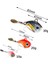 Spinner Bait Vıb Spoon Metal Jig Balıkçılık Titreşim 10G 20G 30G Yapay Sert Yem Sequins Pesca Wobble Dönen Döndürme Yemi (Yurt Dışından) 3
