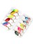 10 Adet Balıkçılık Yemi Metal Kaşık Döndürücü Kaşık Yemi Krank Yemler Balıkçılık Wobblers Pike Tığ Işi Seti Takım Kutularıyla Yapay Yem (Yurt Dışından) 1