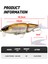 Swimbait Büyük Balıkçılık Yemi Yapay Sert Yem 140MM Eklemli Balıkçılık Yemi Predator Wobbler Minnow Pike Için (Yurt Dışından) 3