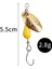 Adet Döner Kaşık Metal Yem Balıkçılık Yemi 5.5cm/2.8g Payetler Uzun Atış Kaşık Yemleri B Alabalık Levrek Turna Dönen Balıkçılık Için (Yurt Dışından) 3