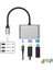 Usb-C Çoklayıcı | HDMI 4K + USB 3.0 + Type-C Pd | 3'ü 1 Arada Dönüştürücü Adaptör 2