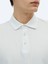 Beyaz Desenli Polo Yaka Pamuk Karışımlı T-Shirt 4