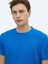 Saks Düz Bisiklet Yaka Pamuk Karışımlı T-Shirt 3