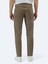 Fındık Düz Dokuma Slim Fit Casual Pamuk Karışımlı Pantolon 4