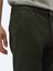 Haki Düz Dokuma Regular Fit Casual Pamuk Karışımlı Pantolon 4