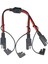Sae Ayırıcı Adaptörü 14AWG Dc Güç Otomotiv Bağlantı Kablosu Y 1 Ila 2 Uzatma Kapağı ile (Yurt Dışından) 1