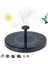 160MM Mini Güneş Enerjili Su Çeşmesi Havuz Gölet Şelale Bahçe Dekorasyonu Açık Hava Kuş Banyosu Güçlendirilmiş Yüzen (Yurt Dışından) 2