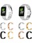 Galaxy Fit3 Paslanmaz Çelik Bant Bileklik Bileklik Yedek Aksesuarları B Siyah Için Metal Kayış (Yurt Dışından) 2