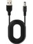 USB Kablosu 5.5mm / 2.1mm 5V Dc Barrel Jack Güç (Siyah, 75CM) (Yurt Dışından) 2