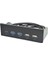 5.25 Inç Usb3.1 Gen2 Ön Panel USB Hub 2 Port Usb3.0+2 Usb2.0+1 Port Type-C ile Type-E Konnektör (Yurt Dışından) 1