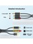 Dijitalden Analoga Ses Dönüştürme Kablosu, Dijital Spdıf/optik ve Koaksiyel L/r ve 3.5mm Aux Stereo Kablo (Yurt Dışından) 4