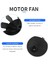 Yedek 0,5" Iç Çap 10 Pervane Hava Kompresörü Motor Fan Pervanesi Siyah (Yurt Dışından) 4