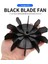 Yedek 0,5" Iç Çap 10 Pervane Hava Kompresörü Motor Fan Pervanesi Siyah (Yurt Dışından) 5