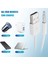 3.5mm Fiş Ses Aux - USB 2.0 Adaptör Şarj Kablosu 1m Beyaz (Yurt Dışından) 5