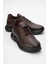Erkek Kalın Taban Comfort Sneaker Deri Cr 2440 Kahverengi 2