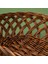 Tekli Oval Yemek Sepeti - Kahverengi - 28X20 cm 4