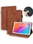 Ipad Air 2020 10.9 Kabartmalı Deri Çantası Için (Kahverengi) (Yurt Dışından) 1