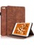 Ipad Mini (2019) / 4/3/2/1 Için Hayat Ağacı Deri Kılıfı (Brown) (Yurt Dışından) 1