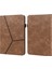 Ipad 5/6/7/8 2017 Için Düz Renkli Kasa (Kahverengi) (Yurt Dışından) 1