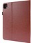 For iPad Pro 12.9 Inch (2020) Leather Case (Brown) (Yurt Dışından) 3