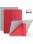 IPAD Pro 12.9 Inç Için Çok Katlanır Pu Deri Kılıf (2020) (Red) (Yurt Dışından) 1