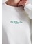 The Wellness Era Baskılı Oversize Beyaz Kadın Sweatshirt 4
