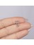 Taşlı Çelik Tragus Küpe NUR-KE03318 2