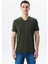 Erkek Regular Fit Basic Süprem V Yaka Tişört Y29364453102 1