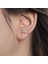 Mavi Taşlı Çelik Tragus Küpe NUR-KE03258 1