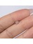 Kare Taşlı Çelik Tragus Küpe NUR-KE03278 2