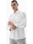 Erkek Uzun Kollu Regular Fit Keten Gömlek Y25485117101 6