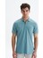 Erkek Regular Fit Basic % 100 Pamuk Pike Fermuarlı Polo Yaka Tişört Y29374354202 1