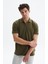 Erkek Regular Fit Basic % 100 Pamuk Pike Fermuarlı Polo Yaka Tişört Y29374354202 3
