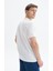 Erkek Regular Fit Yazı Baskılı Süprem Bisiklet Yaka Tişört Y29344472802 4