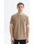 Erkek Regular Fit Basic Süprem Bisiklet Yaka Tişört Y29344472602 1