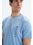 Erkek Regular Fit Yazı Baskılı Süprem Bisiklet Yaka Tişört Y29344472402 3