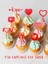 9'lu Aşk Sevgililer Günü Konsept Cupcake Kek ve Pasta Süsleri, Yeniden Kullanılabilir Tatlı Süsleme 1