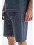Erkek Regular Fit Basic Süprem % 100 Pamuk Yandan Ve Arka Cepli Şort Y29344279402 3
